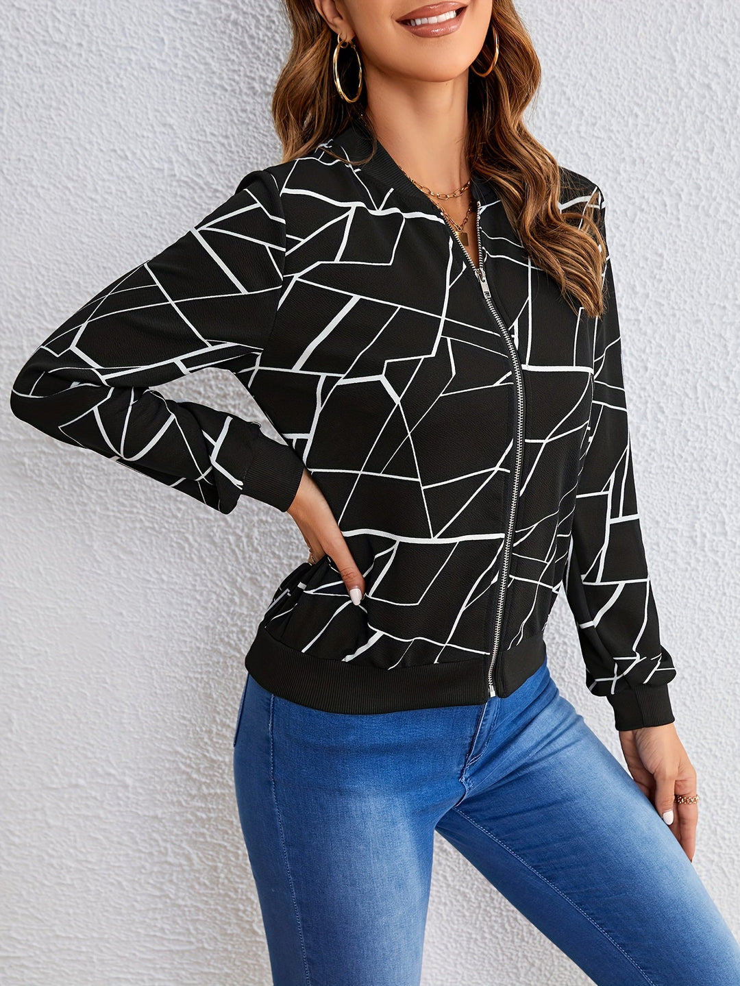 Carly Geometric Jacket