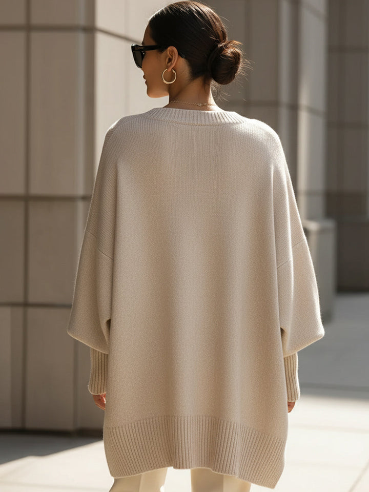 Evelyne - Sophisticated Wool Blend Sweater