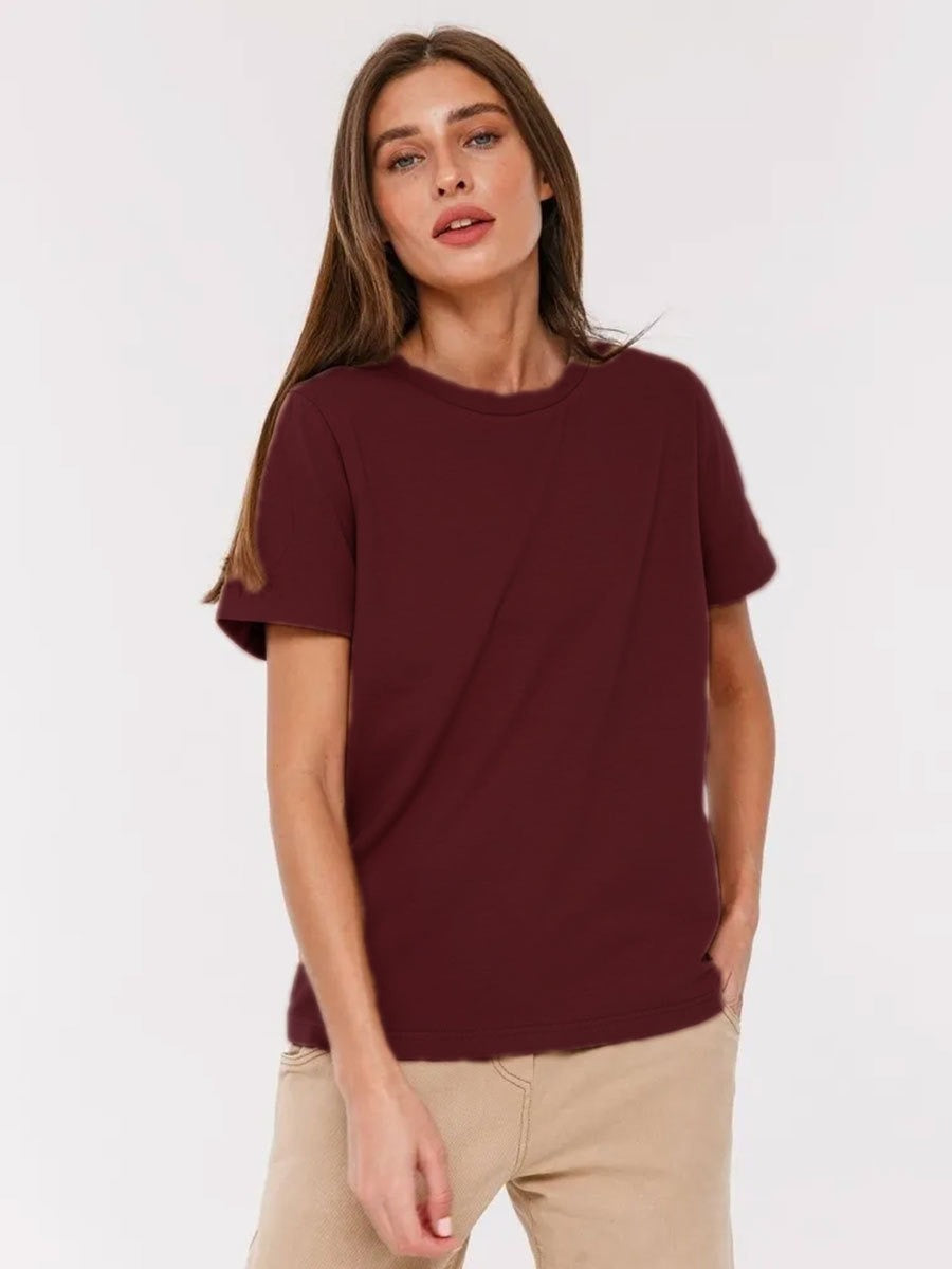 Premium Essential Cotton Tee (Classic Colors)