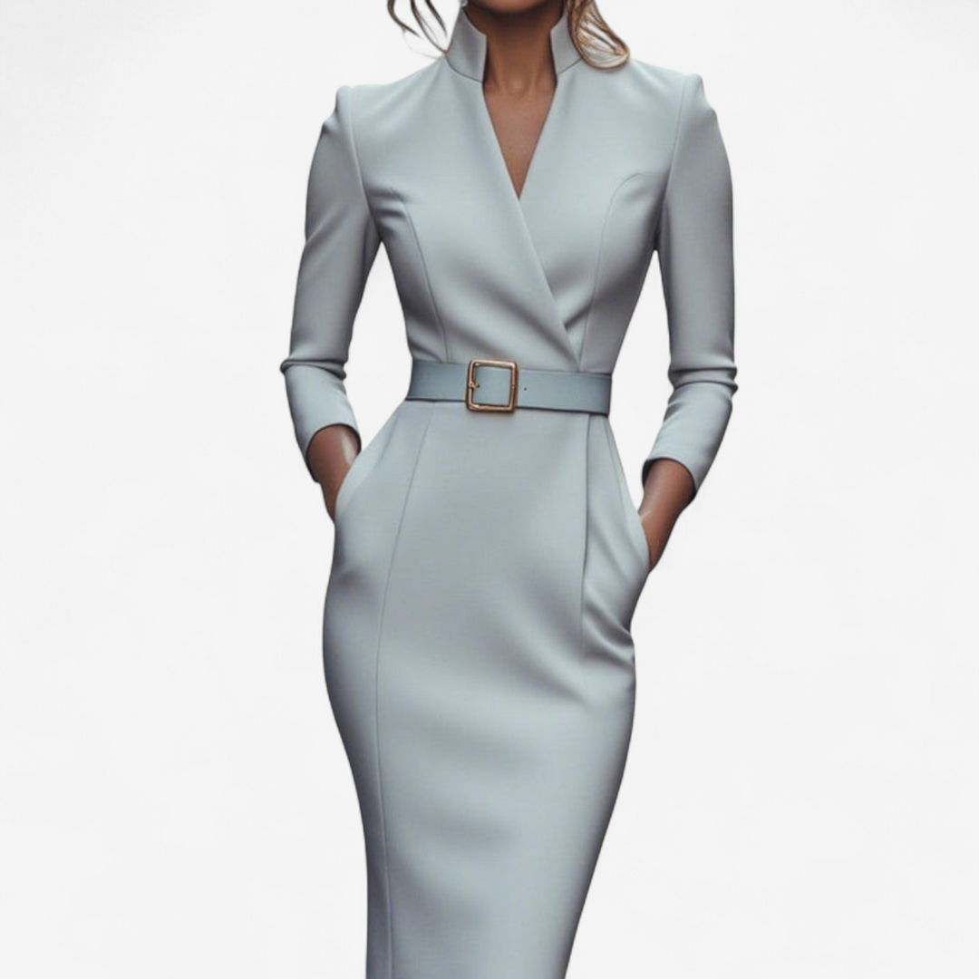 Mady - Elegant dress with belt