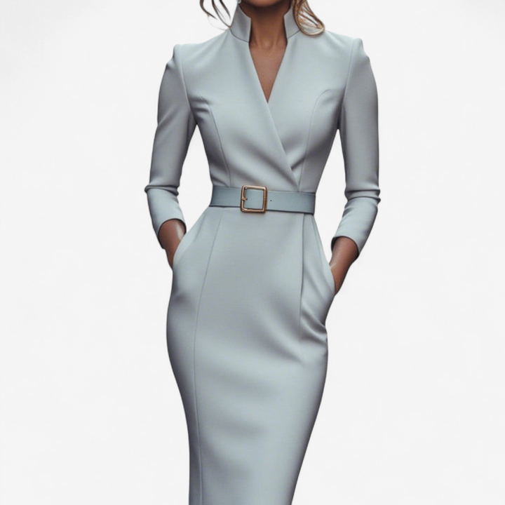Mady - Elegant dress with belt