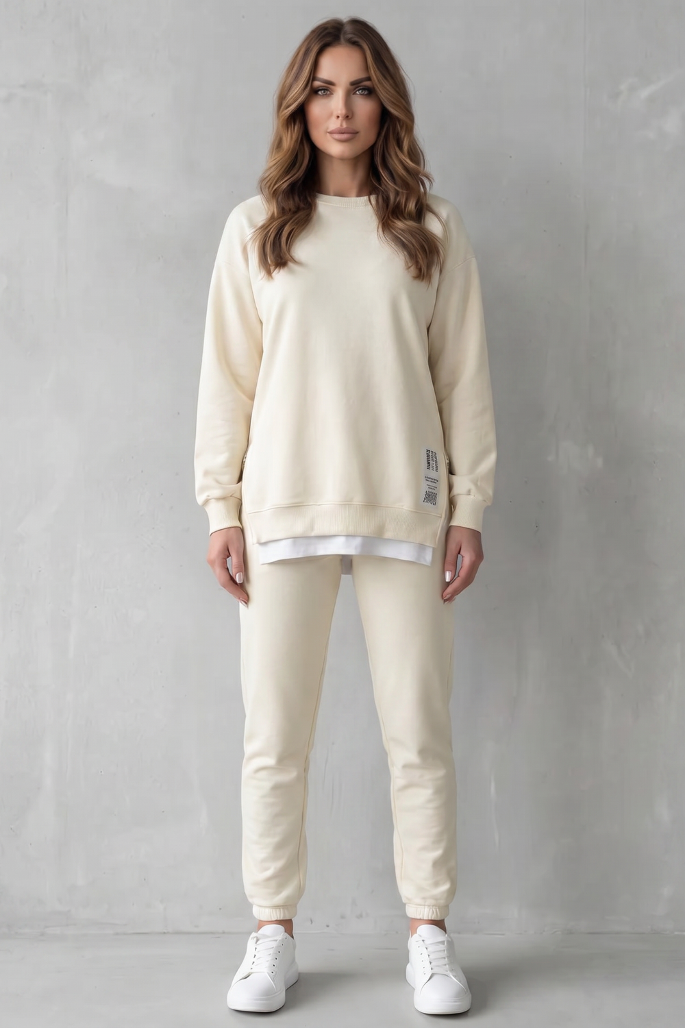 Women's Balloon Sleeve Top and Jogger Co-ord Set - Giselienne