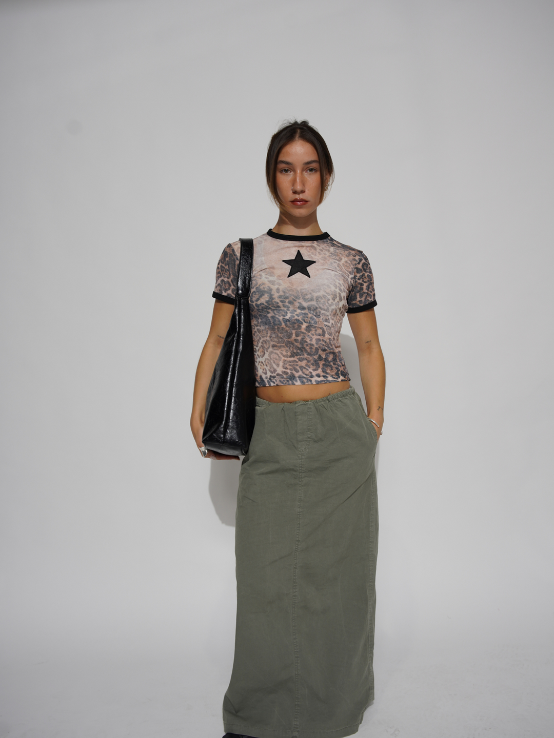 Aurelia Distressed Leather Tote