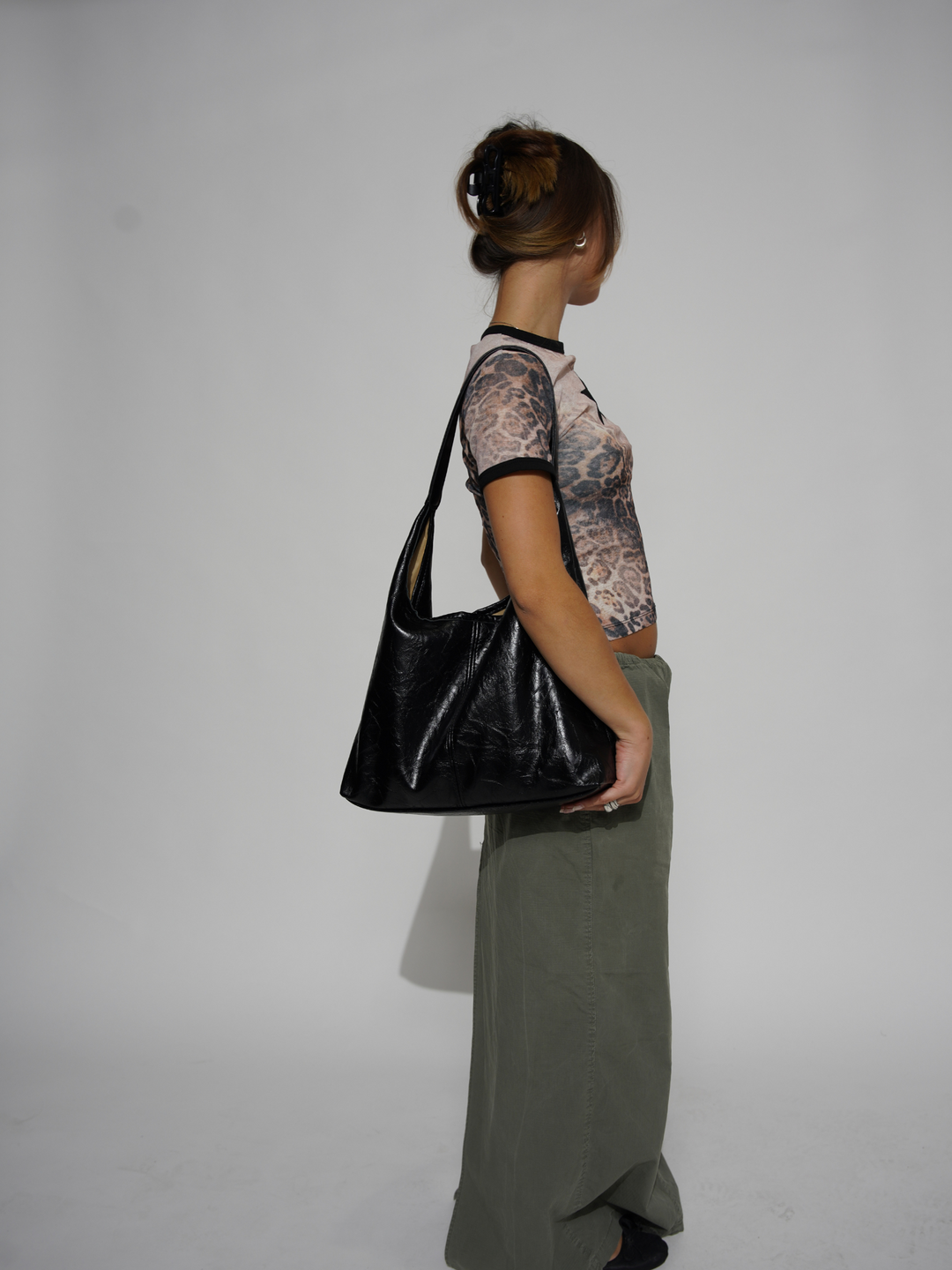 Aurelia Distressed Leather Tote