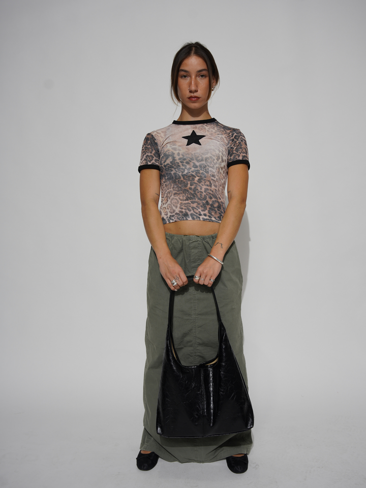 Aurelia Distressed Leather Tote
