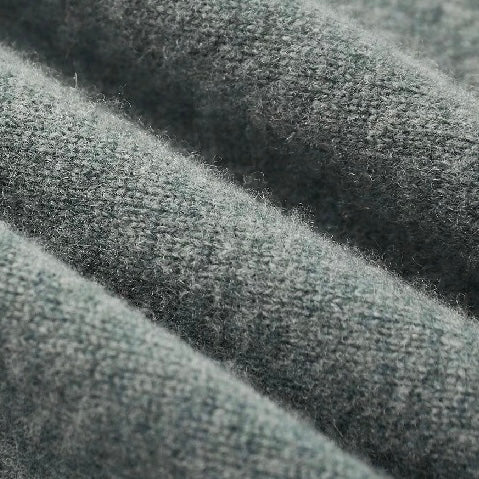 Soft knit roll neck jumper – close-up of smooth fine-knit fabric