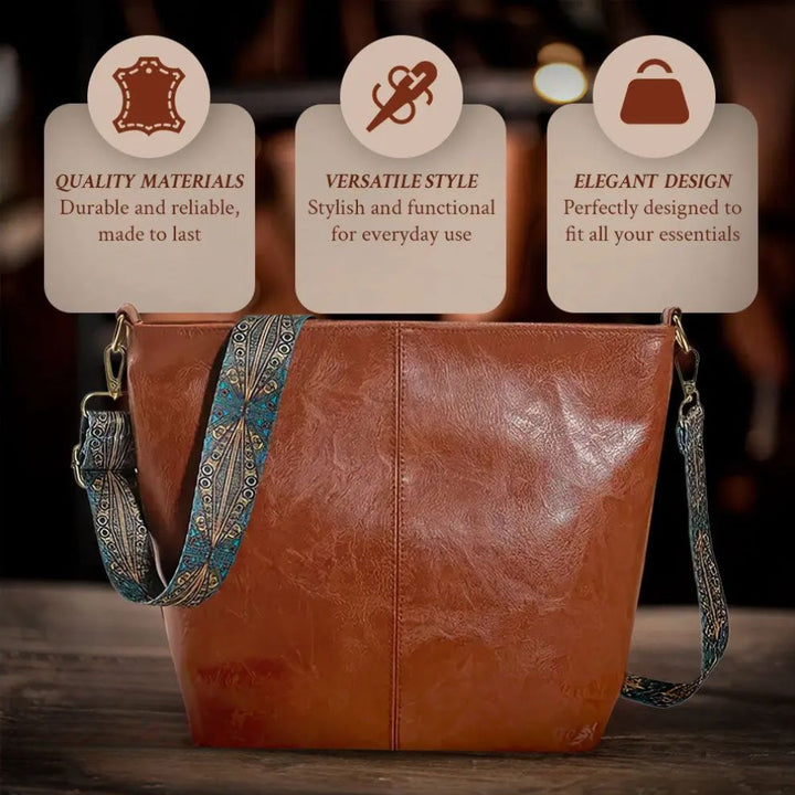 Greta – Vintage Leather Shoulder Bag