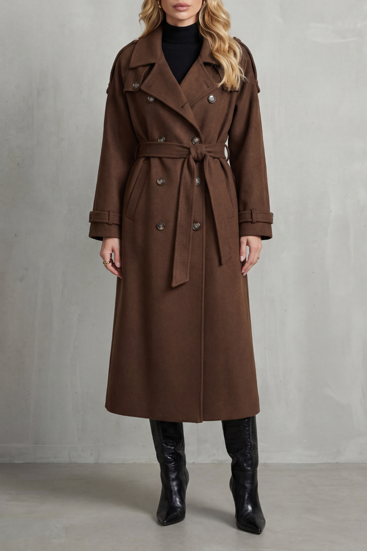 Women's Oversized Wool Trench Coat – Ursula