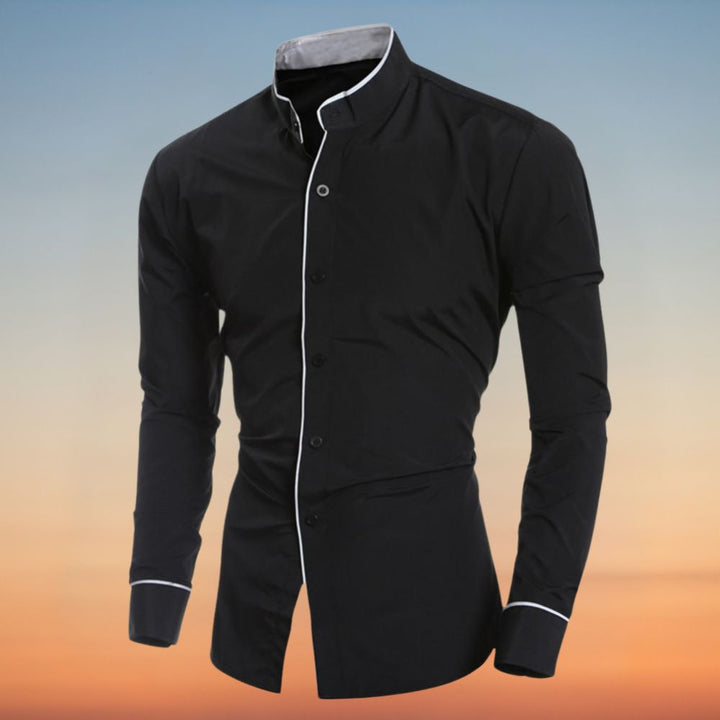 Alwin – Shirt with Stand Collar