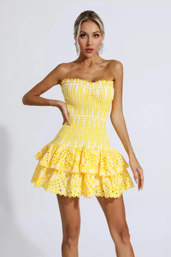 Anya | Ruffle Mini Dress