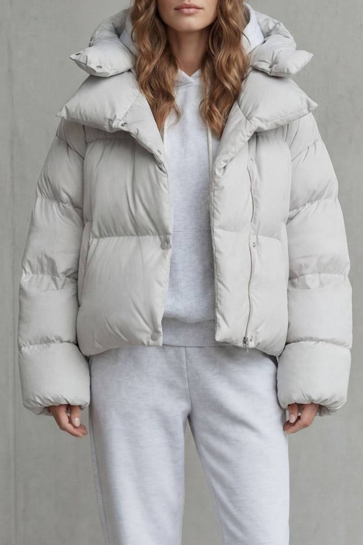 Women's Cloud-Soft Cropped Puffer Jacket – Xiomara