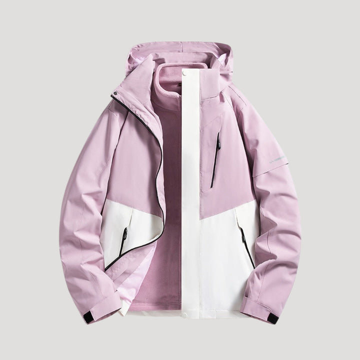 Women's windbreaker jacket Marietta in Lilac – front flat view