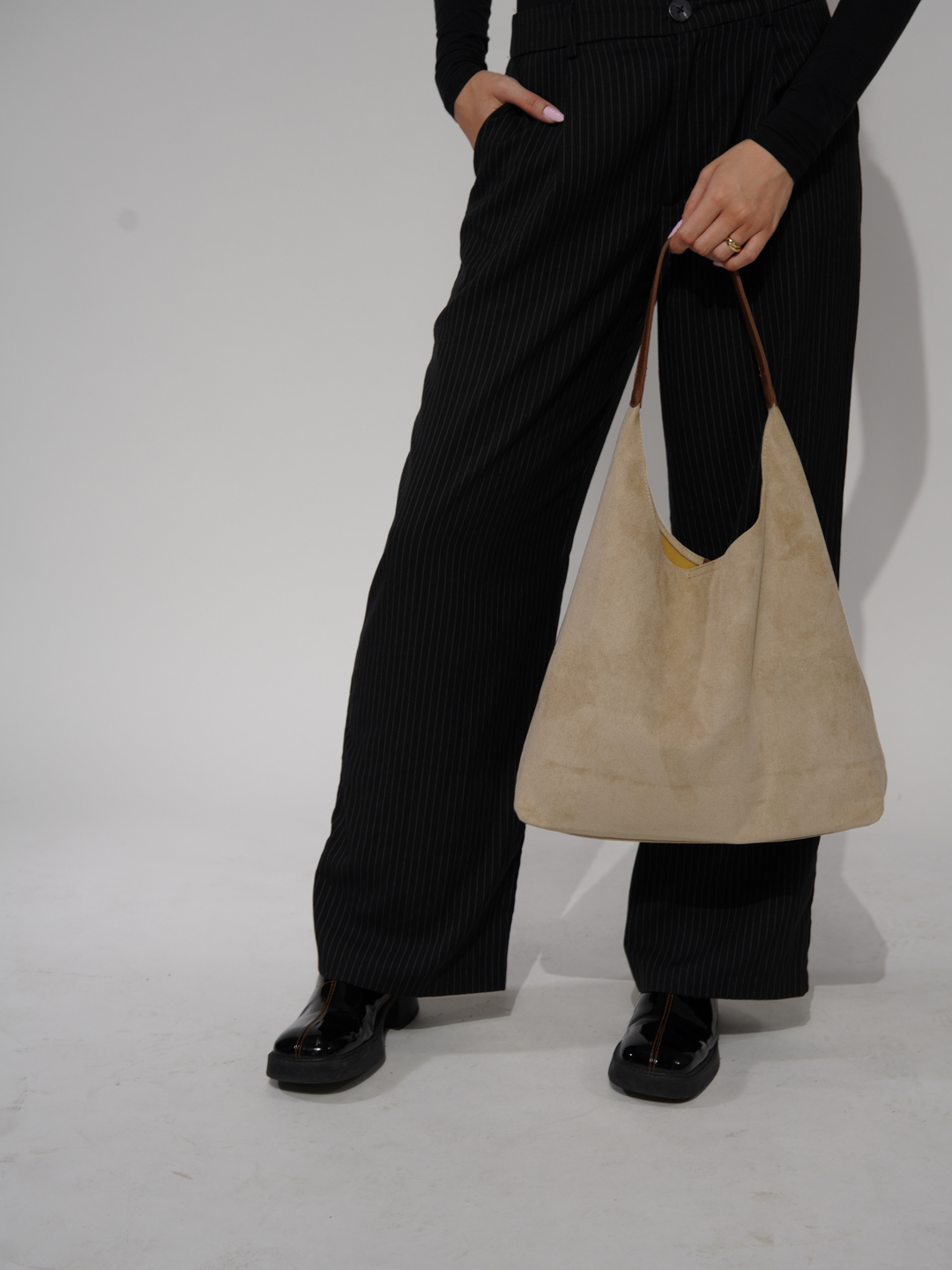 Quinn Suede Daily Tote