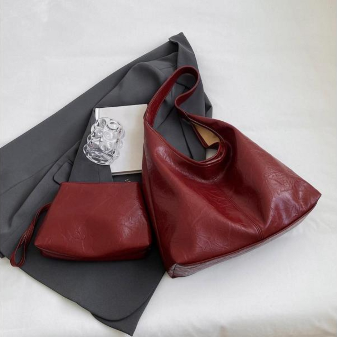 Kairi Distressed Leather Tote