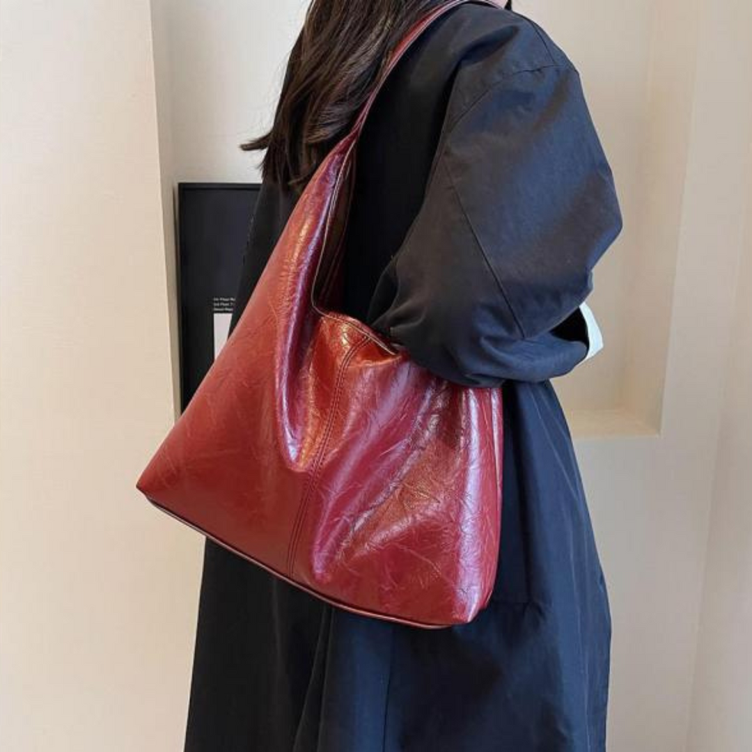 Kairi Distressed Leather Tote
