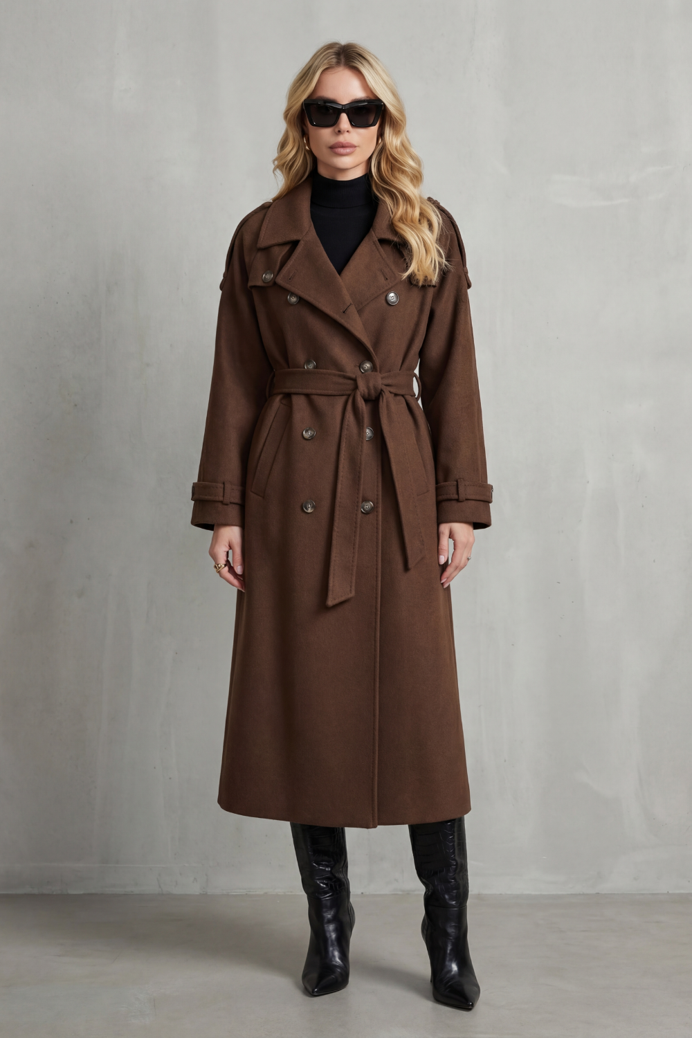 Women's Oversized Wool Trench Coat – Ursula