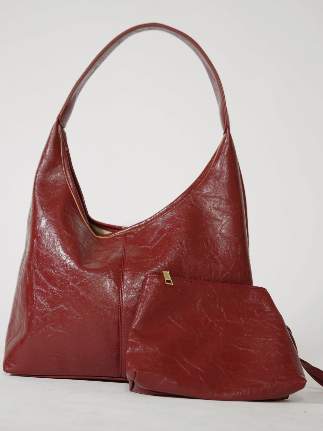 Aurelia Distressed Leather Tote