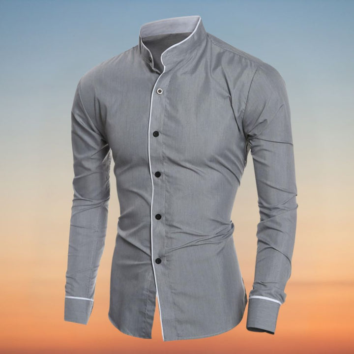 Alwin – Shirt with Stand Collar