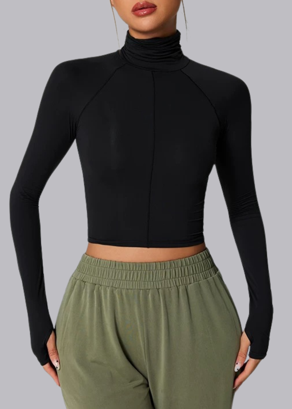 Top - Turtleneck - lightweight