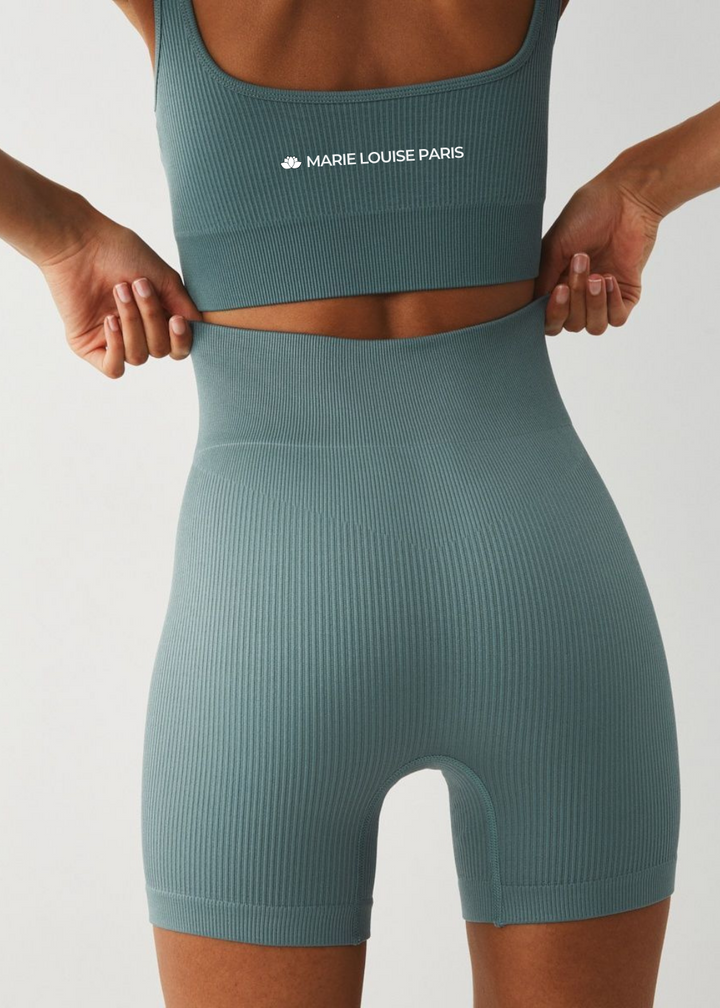 Biker Set - FitBasic - Blue 2.0 - Final Sale