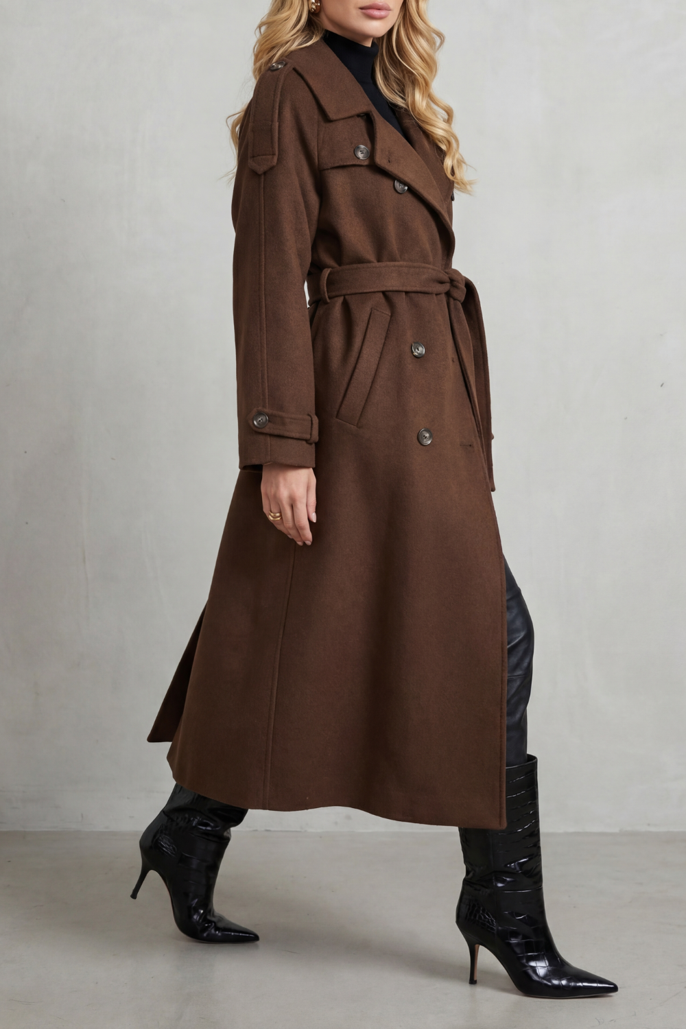 Women's Oversized Wool Trench Coat – Ursula