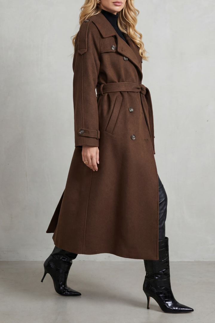 Women's Oversized Wool Trench Coat – Ursula