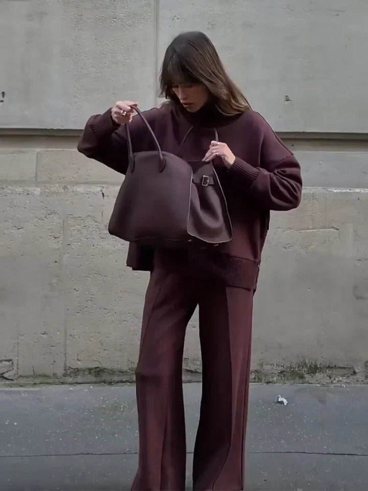 Women's Oversized Sweatshirt Trousers Co-ord Set