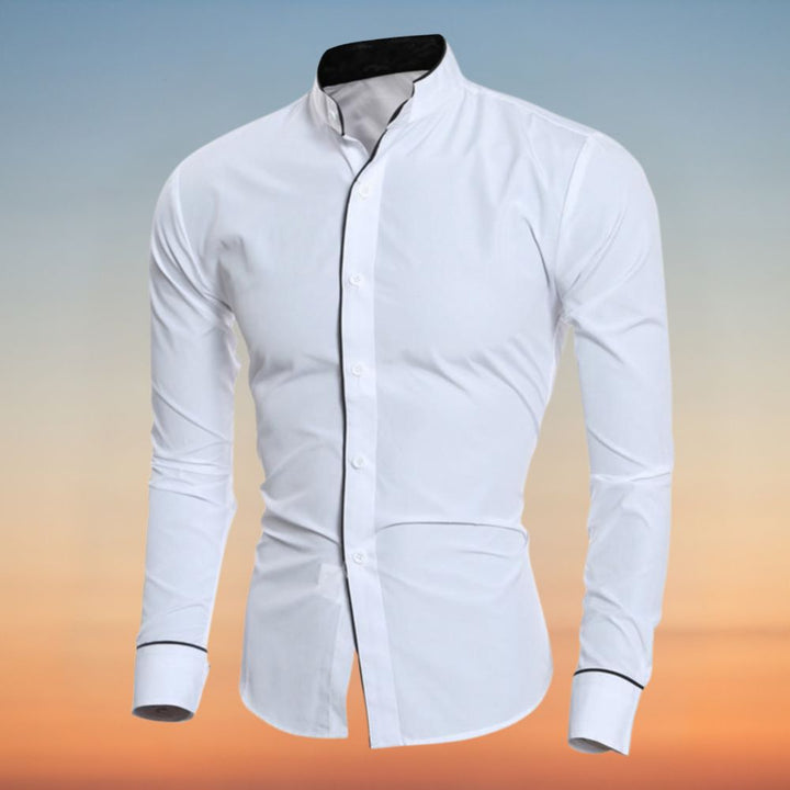Alwin – Shirt with Stand Collar