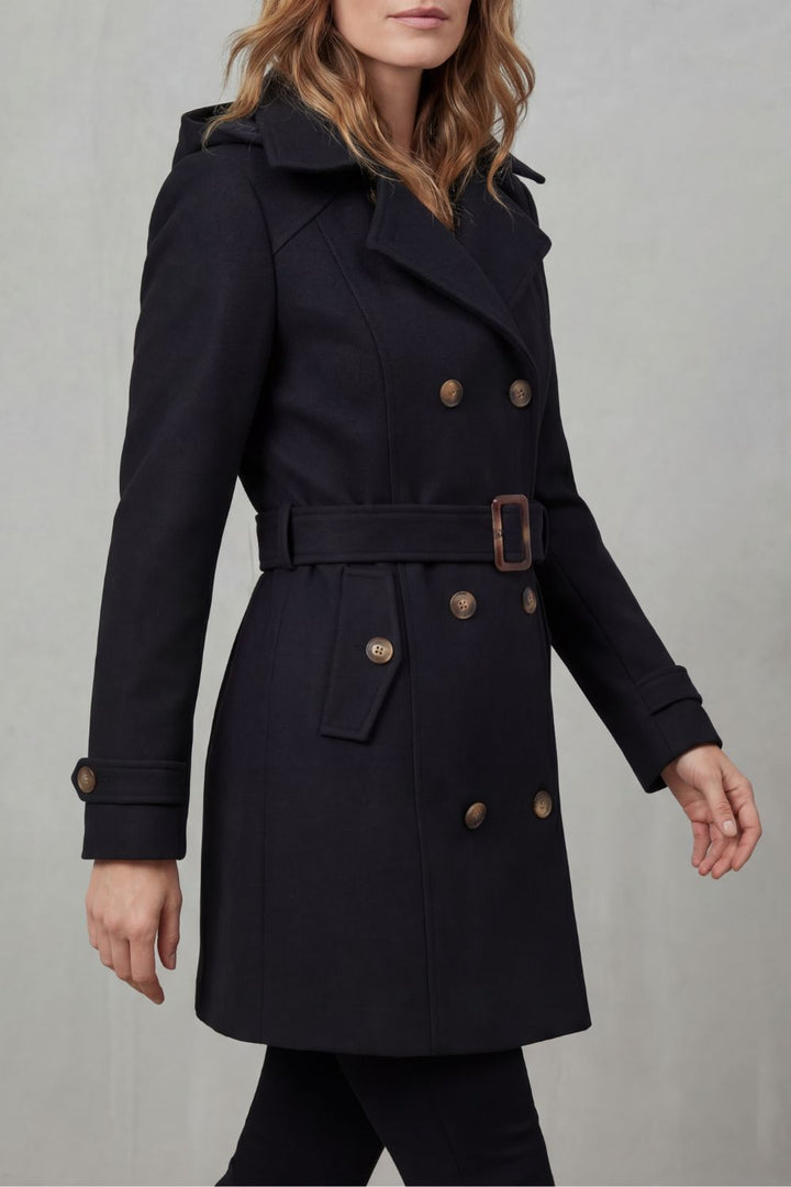 Women's Hooded Trench Coat, Custom Tailored Fit – Kaia