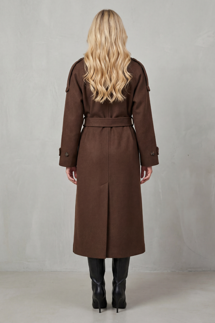 Women's Oversized Wool Trench Coat – Ursula
