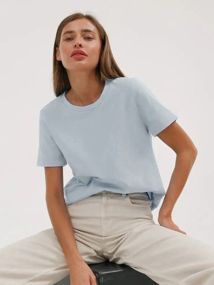 Premium Essential Cotton Tee (Classic Colors)