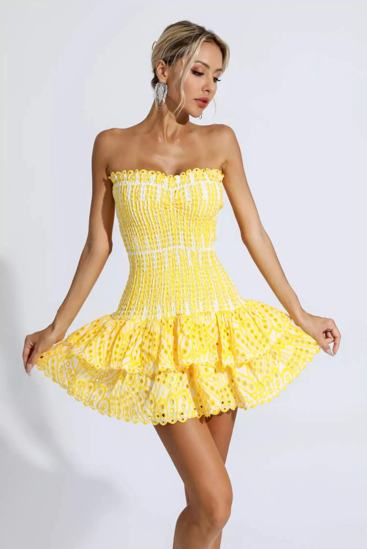 Anya | Ruffle Mini Dress