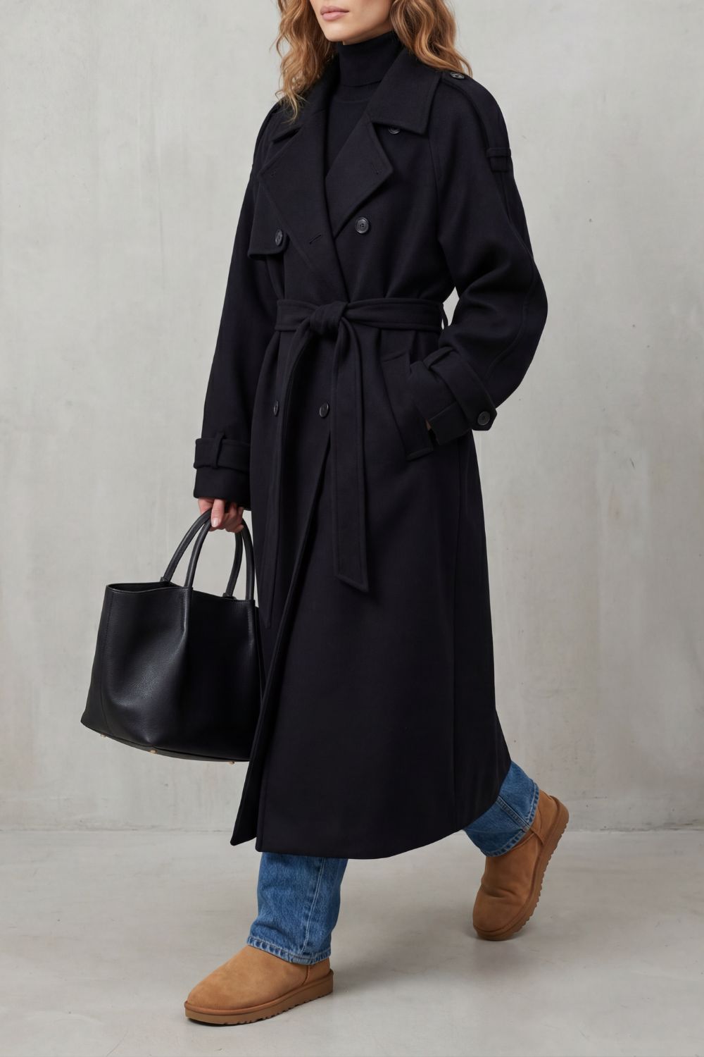 Women's Oversized Wool Trench Coat – Saoirse