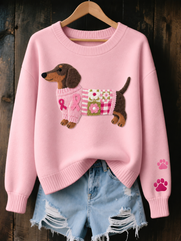 Women's Dachshund Knit Jumper – Myron