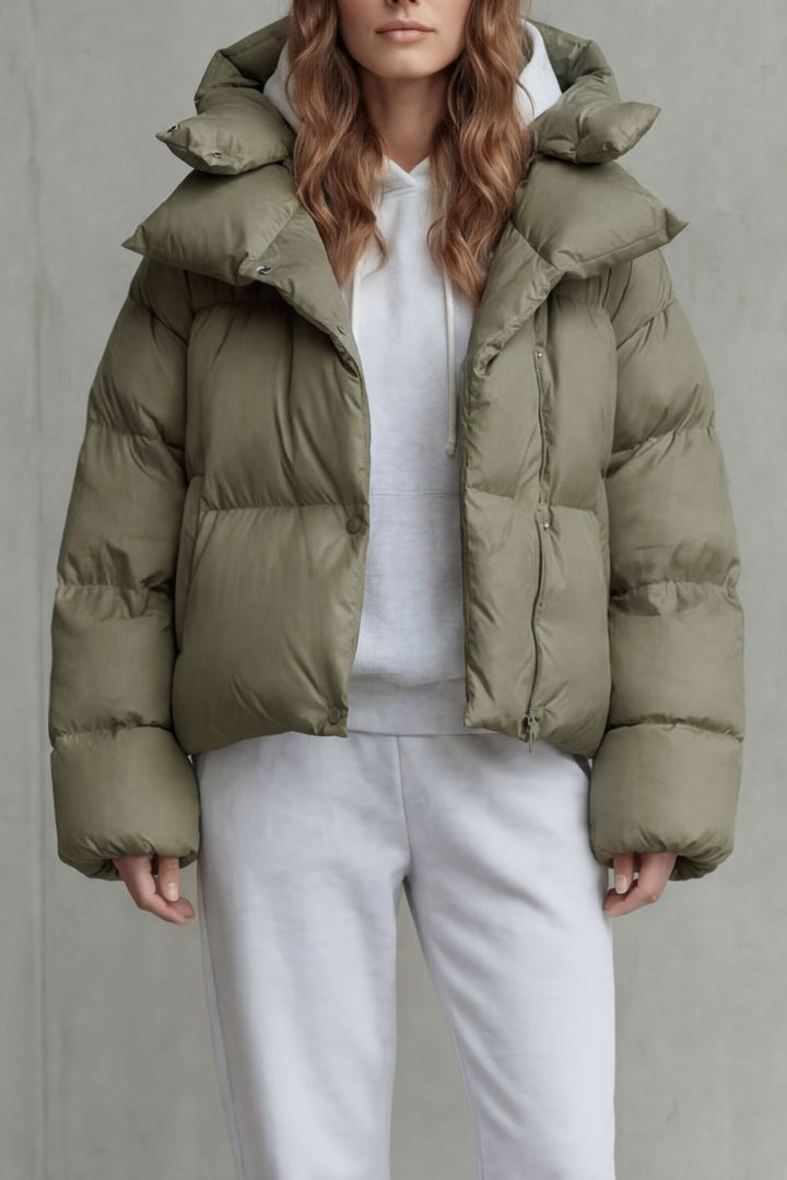 Women's Cloud-Soft Cropped Puffer Jacket – Xiomara