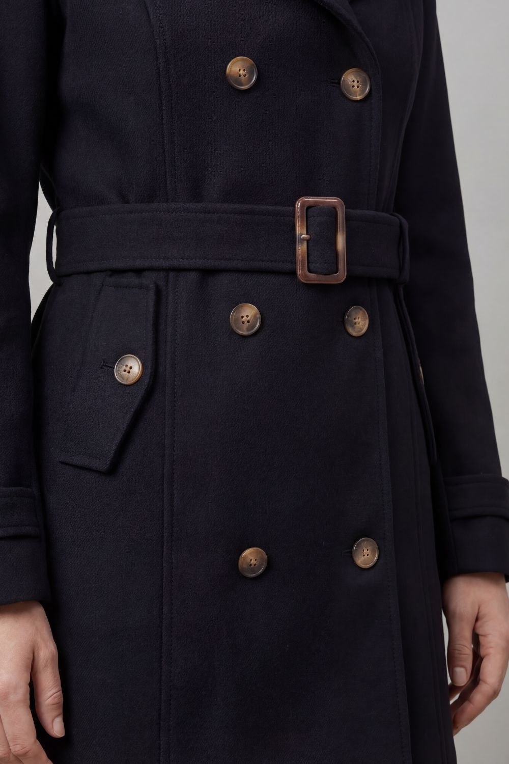 Women's Hooded Trench Coat, Custom Tailored Fit – Kaia