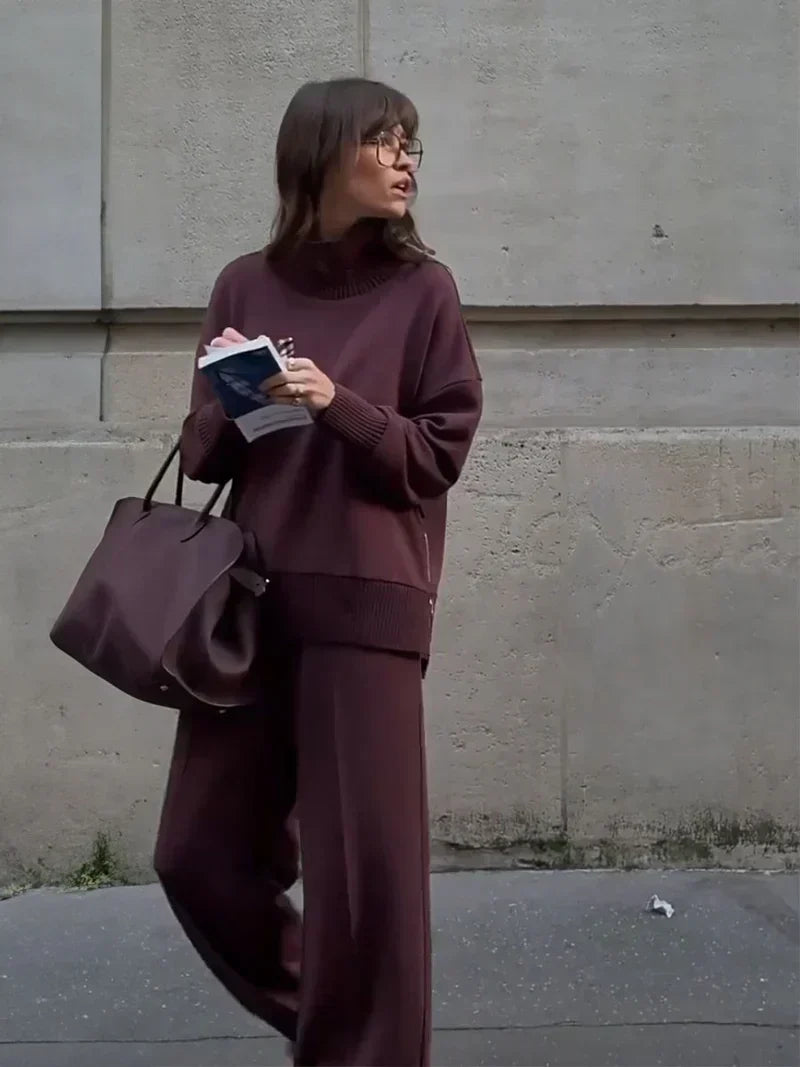 Women's Oversized Sweatshirt Trousers Co-ord Set