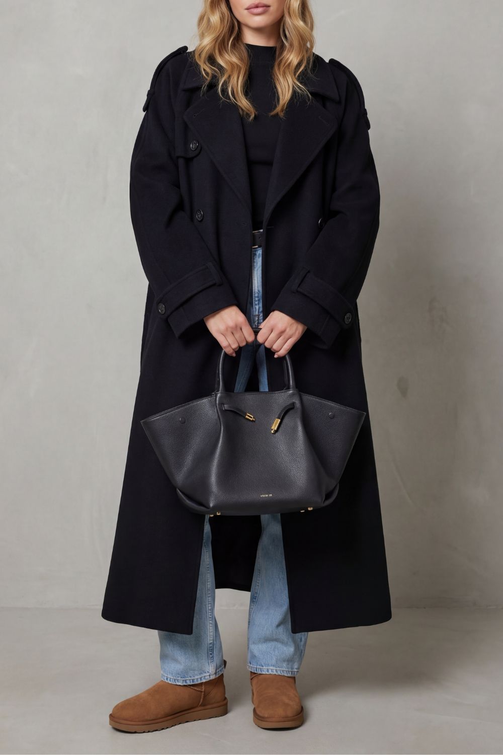 Women's Oversized Wool Trench Coat – Saoirse