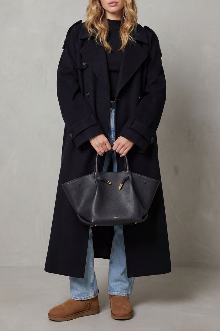 Women's Oversized Wool Trench Coat – Saoirse