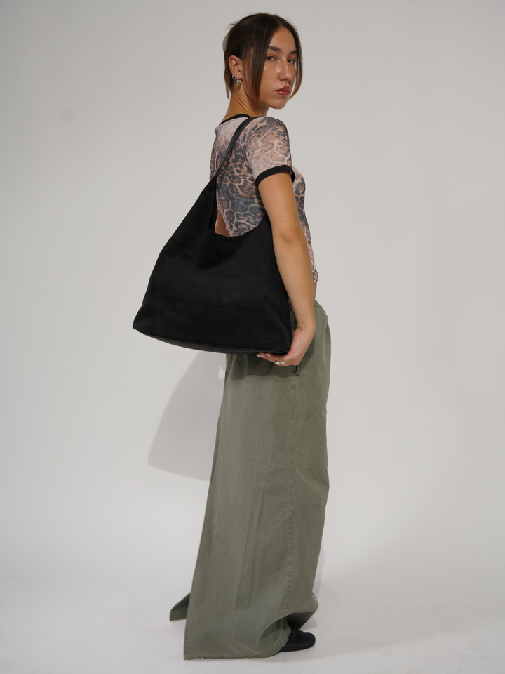 Quinn Suede Daily Tote