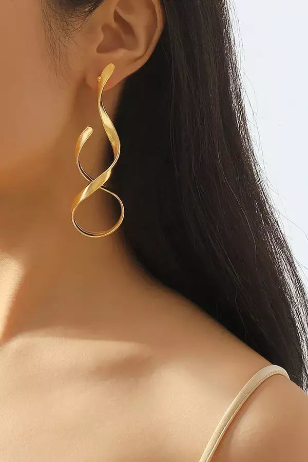 Fiora Sleek Spiral Earrings