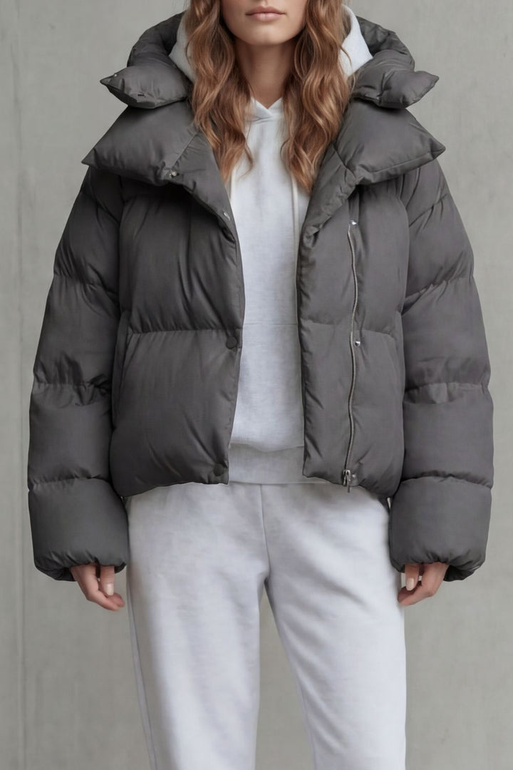 Women's Cloud-Soft Cropped Puffer Jacket – Xiomara