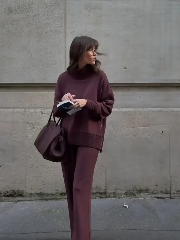 Women's Oversized Sweatshirt Trousers Co-ord Set