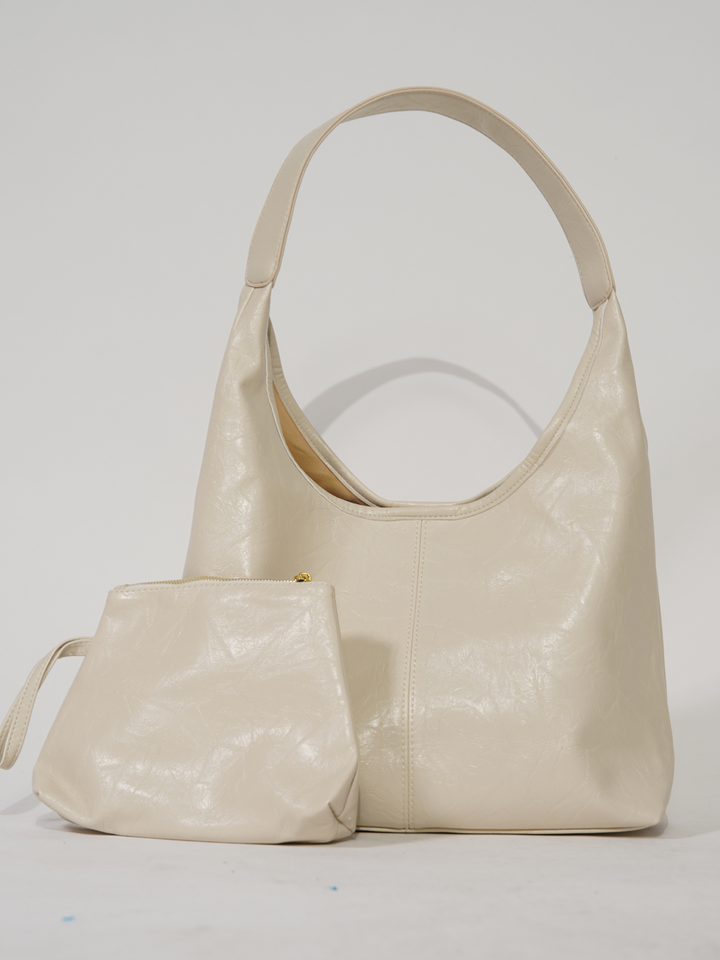 Aurelia Distressed Leather Tote