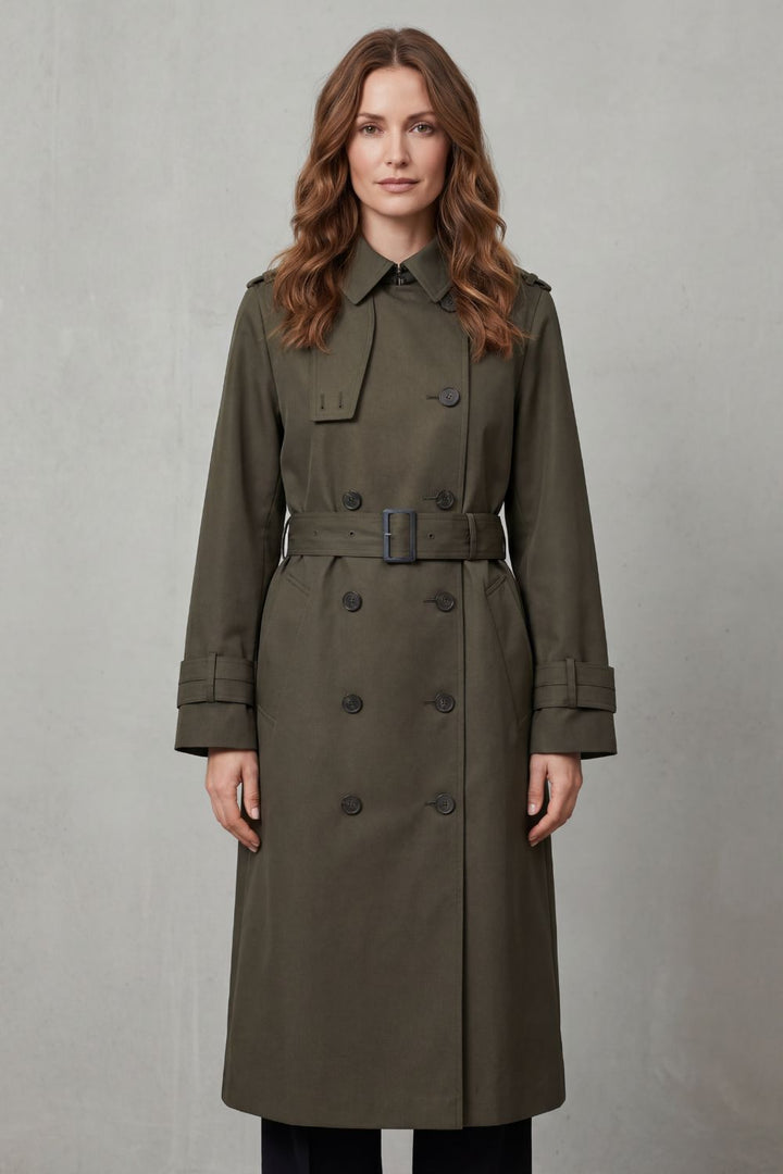Women's Timeless Double-Breasted Trench Coat – Wilhelmina