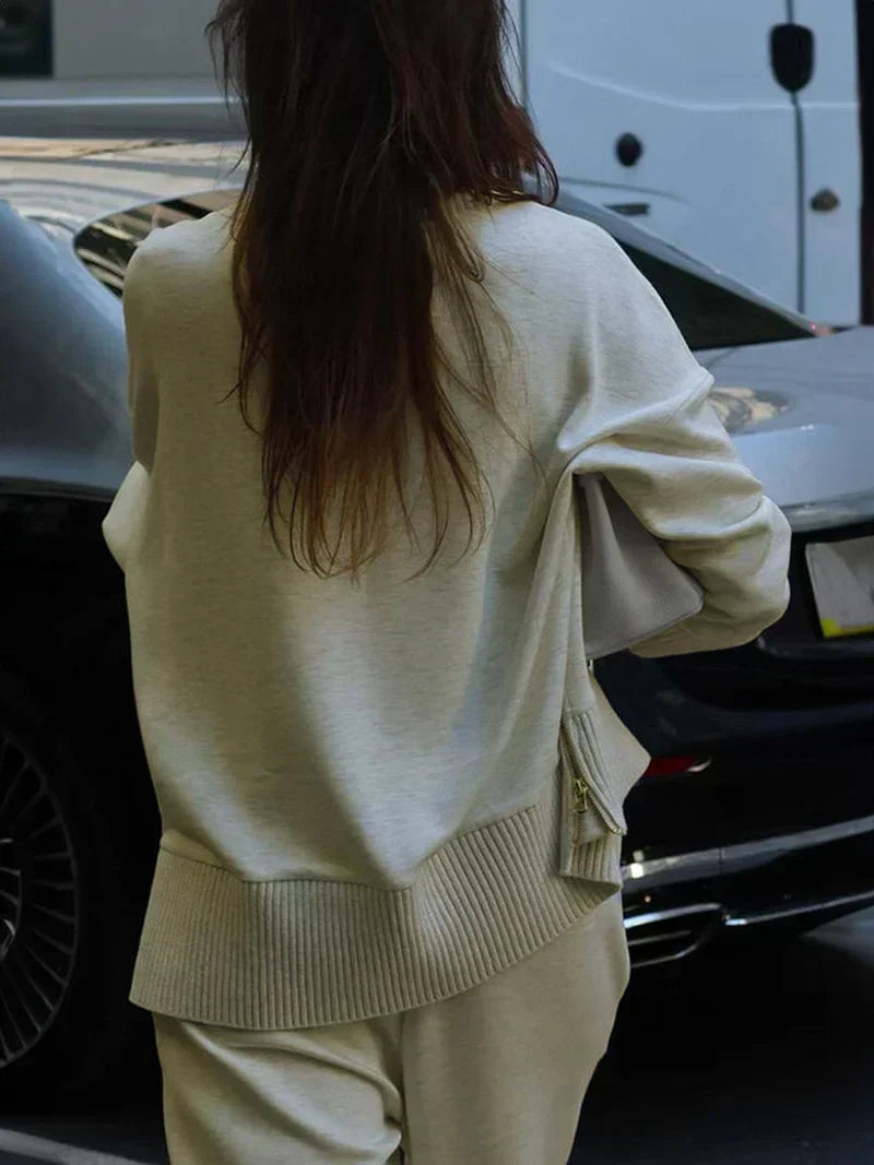Women's Oversized Sweatshirt Trousers Co-ord Set