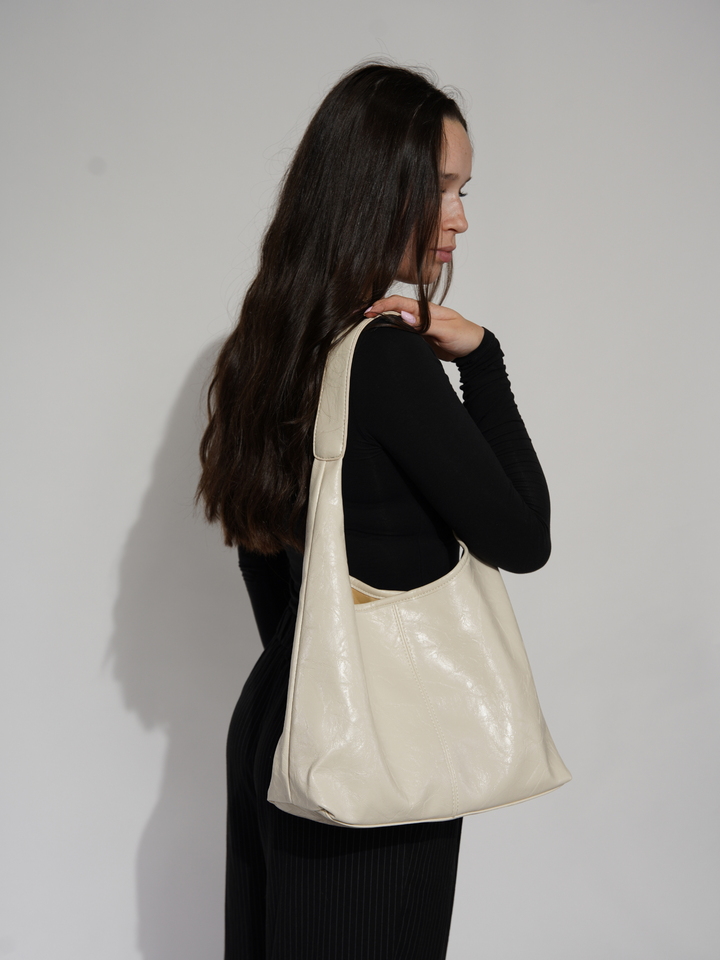 Aurelia Distressed Leather Tote