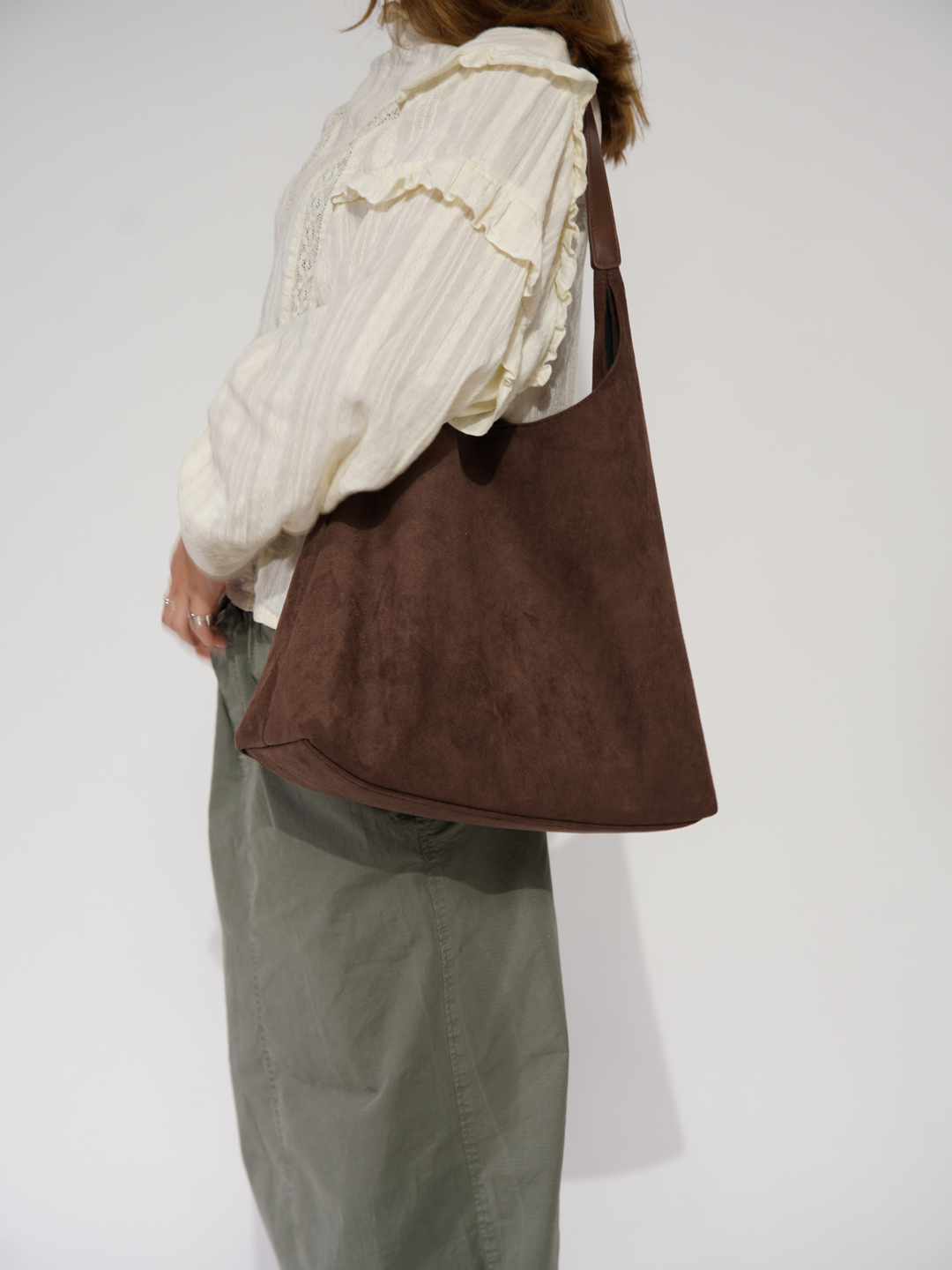 Quinn Suede Daily Tote