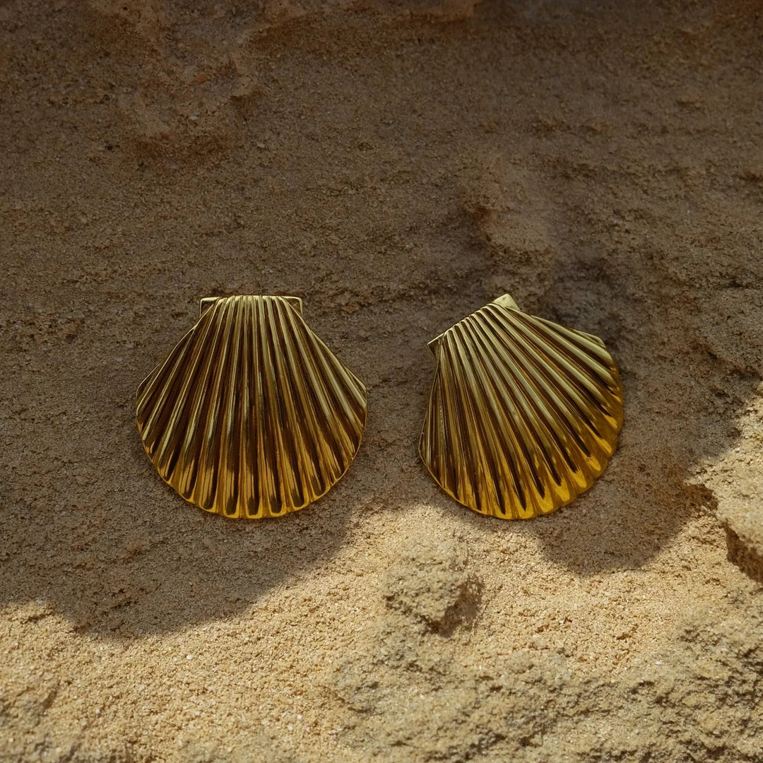 Azura Seashell Studs