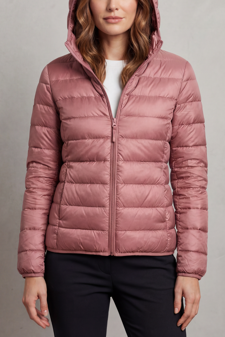 Women's Lightweight Packable Hooded Puffer Jacket – Winslet